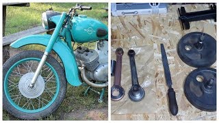 Ремонт коленвала и замена шатунов ИЖ Планета