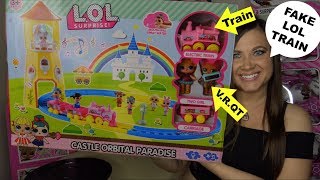 Fake LOL surprise doll house LOL surprise series 4 under wraps opening LOL surprise series 3 fake