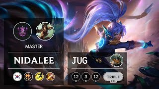 Nidalee Jungle vs Olaf - KR Master Patch 10.2