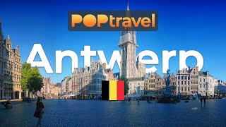Walking in ANTWERP / Belgium ??- Windy Day in the Old Town - 4K 60fps (UHD)