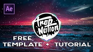 Free Template Audio Spectrum Trap Nation + Tutorial | After Effects 2017 v2
