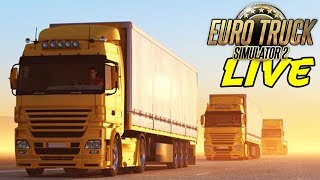 EURO TRUCK SIMULATOR 2 LIVE - CONVOGLIO AZIENDALE DA MILANO - GAMEPLAY ITA