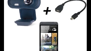 Как подключить USB камеру к смартфону через OTG кабель