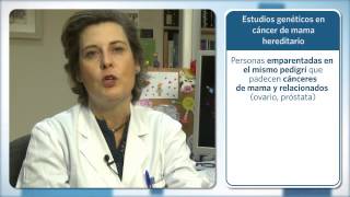 Estudios genéticos en cáncer de mama