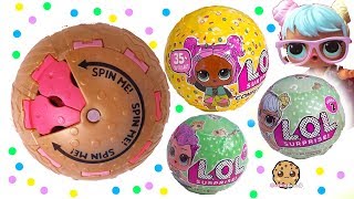 LOL Surprise Doll Series 3 Confetti POP ! SPIN Surprise Blind Bag Ball Toy Video