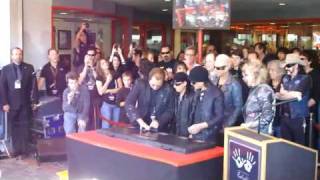 Группу Scorpions увековечили на рок-аллее Голливуда