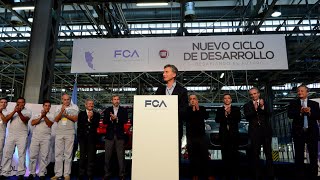 El presidente Mauricio Macri visitó la planta Fiat