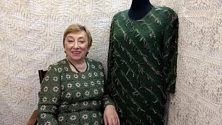 Творческие секреты О.С.Литвиной о вязании крючком. Платье "Лесная фея".