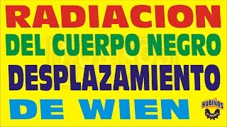 RADIACION DEL CUERPO NEGRO , LEY DEL DESPLAZAMIENTO DE WIEN -FÍSICA MODERNA