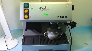 Saeco Magic Cappuccino Combi не делает кофе. Чистка