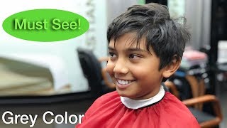 Best Haircut Transformation for boys | Hair Color Wax | Top Hairstyle for men 2018  Eps.35