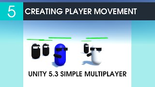 5 Creating Player Movement - Unity 5.3 Simple Multiplayer Game