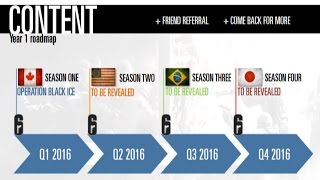 Rainbow Six Siege | Year 1 Content Roadmap | New operators discussion (USA, Brazil, Japan)