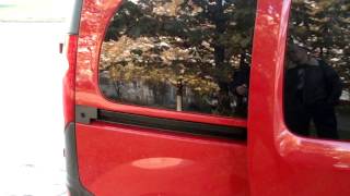 Работа электропривода двери на Renault Kangoo, Volkswagen Caddy