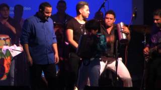 El "Pollo Robles" en tarima con Pipe Peláez, Sabana de Torres - Nov 10 de 2013