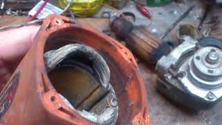 Собираем одну болгарку из двух. Ремонт болгарки PIT.