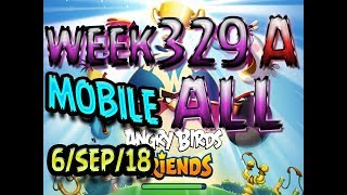 Angry Birds Friends Tournament All Levels Week 329-A MOBILE Highscore POWER-UP walkthrough