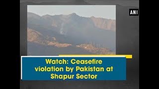 Watch: Ceasefire violation by Pakistan at Shapur Sector - Kashmir News