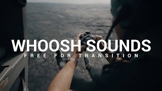 10 WHOOSH Transition Sound Effects Pack