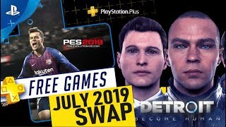 PlayStation Plus July 2019 is Swapping From Pro Evolution Soccer 2019 To Detroit: Become Human!