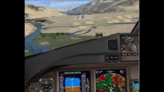 [FSX] PMDG 777-200LR | Queenstown (NZQN) RNAV (RNP) Approach 23