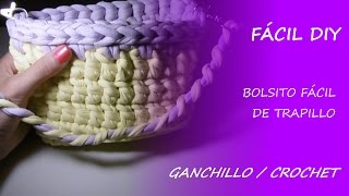 Bolsito de trapillo - Fácil DIY