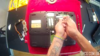 Как разобрать и почистить ноутбук Acer MS2205