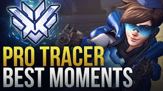 BEST PRO TRACER MOMENTS - Overwatch Montage