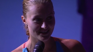 Kristina Mladenovic 2017 St. Petersburg Ladies Trophy Final Speech