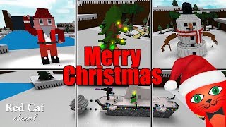 НОВОГОДНИИ ЛОДКИ РОБЛОКС | 4in1 Build a Boat for Treasure roblox | Рождественские лодки подписчиков