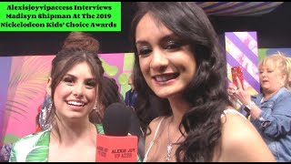 Game Shakers' Madisyn Shipman Interview With Alexisjoyvipaccess - 2019 KCA
