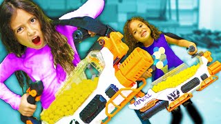 The Best Giant Nerf Battle + New Nerf Prometheus Toy Review