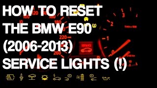 Reset BMW 3-Series E90 Service Lights