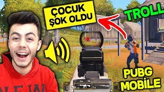 OYUNU BİLMİYORMUŞ GİBİ DAVRANDIM - ÇOCUK ÇIKTI BİRİNCİ YAPTIM (ŞOK OLDU) PUBG Mobile