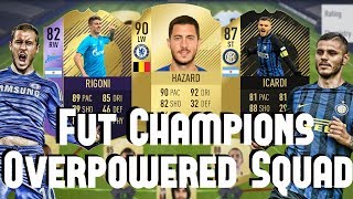 OVERPOWERED FUT CHAMPIONS SQUAD!!! ft. Hazard, IF Icardi, etc. (Fifa 18 Squad Reveiw)