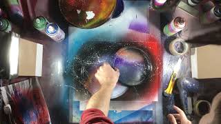 Невероятно! Он нарисовал такую картину баллончиком за 10 минут Spray art