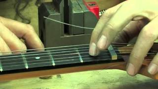 Making a 6 String Electric Guitar Nut from Brass