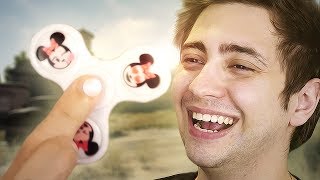 QUEBREI MEU FIGET SPINNER DA MINNIE! - MELHORES CLIPES