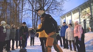 Мастер-класс по скандинавской ходьбе Марко Кантанева
