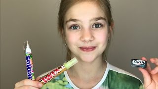 Конфетные ШКОЛЬНЫЕ Принадлежности ПРИКОЛЫ в Школу Корректор Mentos Ластик Dirol Клей Twix/Barvina