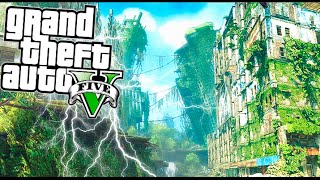 LA CIUDAD FANTASMA !! LOS SANTOS ABANDONADO THE LAST OF US EN GTA 5 MODS pc Makiman