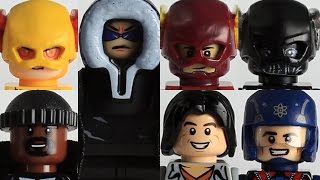 Lego CW Flash custom minifigure showcase: Ft - Arrowverse heroes and villains