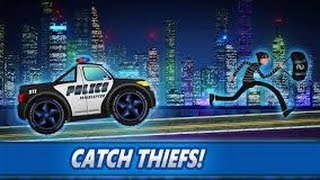 Мультфильмы для детей. ПОЛИЦЕЙСКАЯ МАШИНА - Погоня за преступниками. Police car races