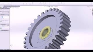 SolidWorks. Зубчатое колесо. SolidWorks.Gear