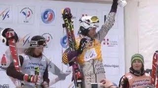 Portrait d'Ophélie David, championne du Monde de skicross