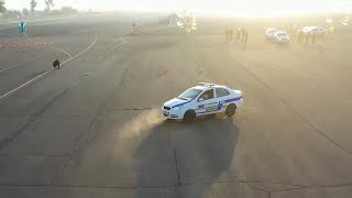 «Дорожный патруль-2020»: экстремальное вождение военных автоинспекторов РФ на конкурсных тренировках