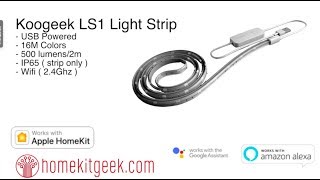 Koogeek Light Strip with Apple Homekit