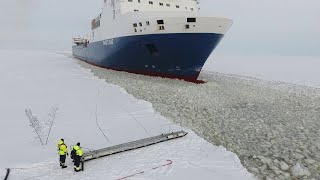 Pilot Steps onto Moving Ship || ViralHog