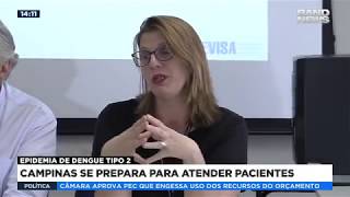Campinas confirma epidemia de dengue tipo 2