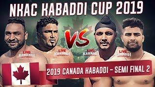 Semi 2 - NKAC Kabaddi Cup 2019 - CANADA KABADDI